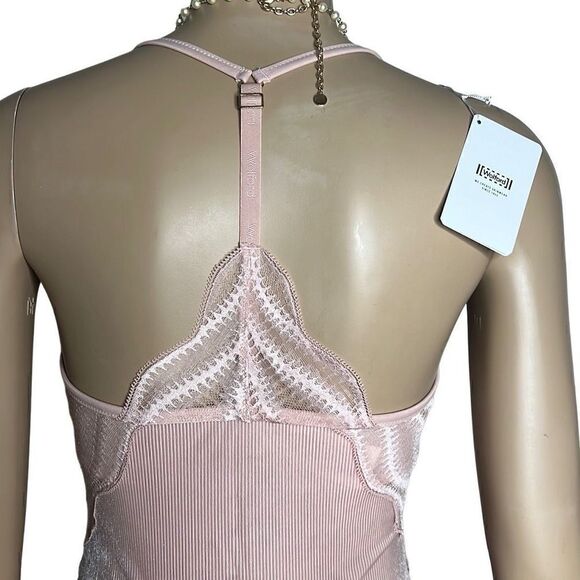 NWT Wolford Esmeralda String Body Rose Powder Pink 10 C-cup M - Picture 8 of 15